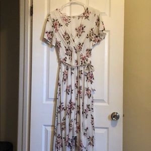 ILLA ILLA High Low pink floral dress